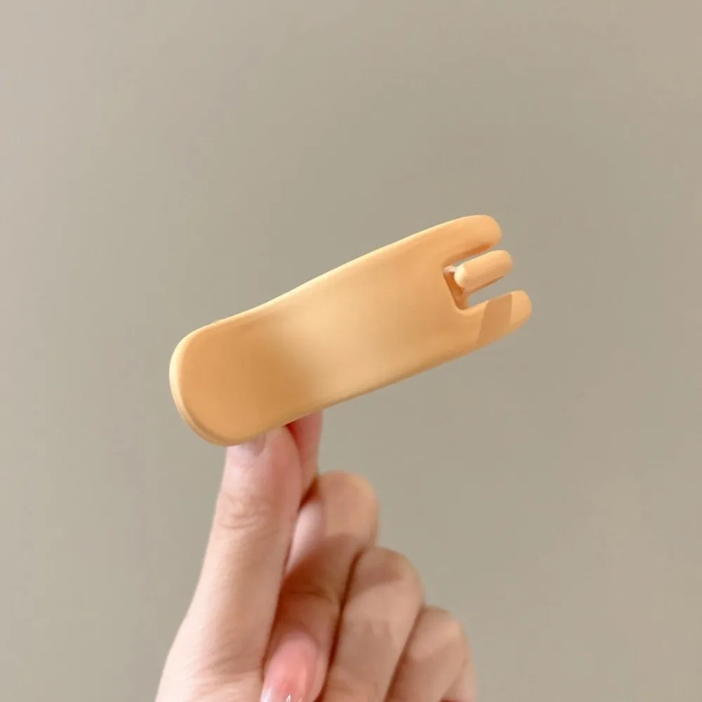 Fashion Simple Ponytail Hair Clip Solid Color Hair Accessories Small Hair Claw Clips Headdress Headwear Barrette Hair Claw Clips