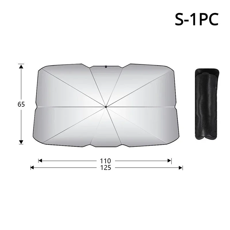 Folding Car Sunshade Umbrella Front Windshield Heat Insulation Sun Protector for Vehicle Interior Summer Travel Car Accessories