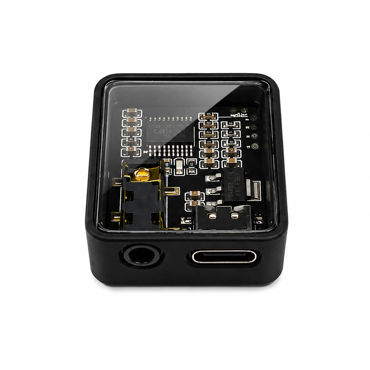 For AirPlay2 Mini Audio Receiver 3.5mm Type-C Interface HiFi Speaker Converter Ultra-Low Latency