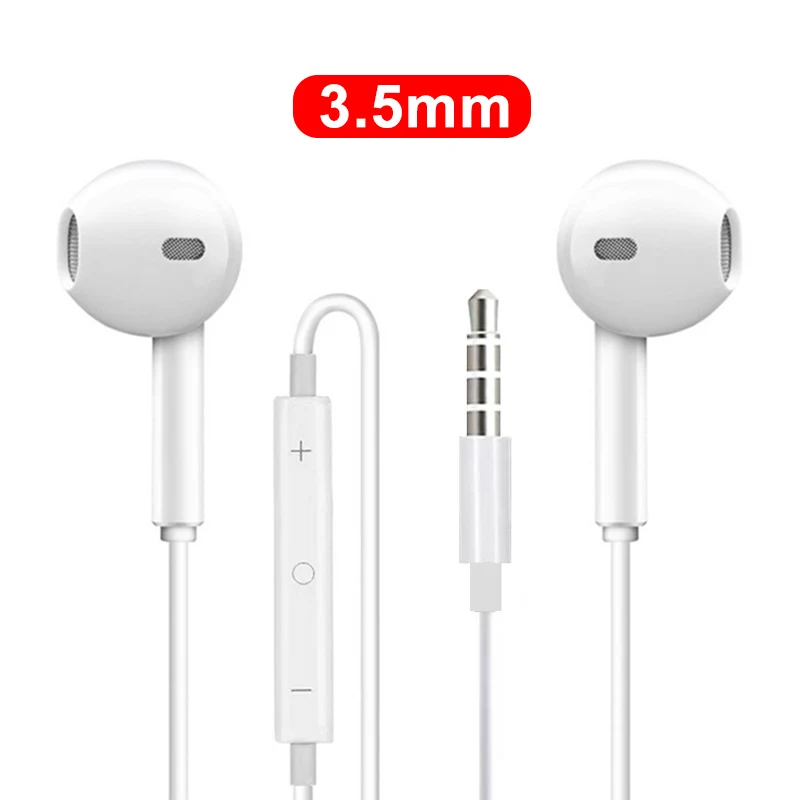 For Apple Original Headphones For iPhone 16 Pro Max 15 14 13 12 11 X XS XR 8 7 6S Plus Wired Earphones Headset Phone Accessories