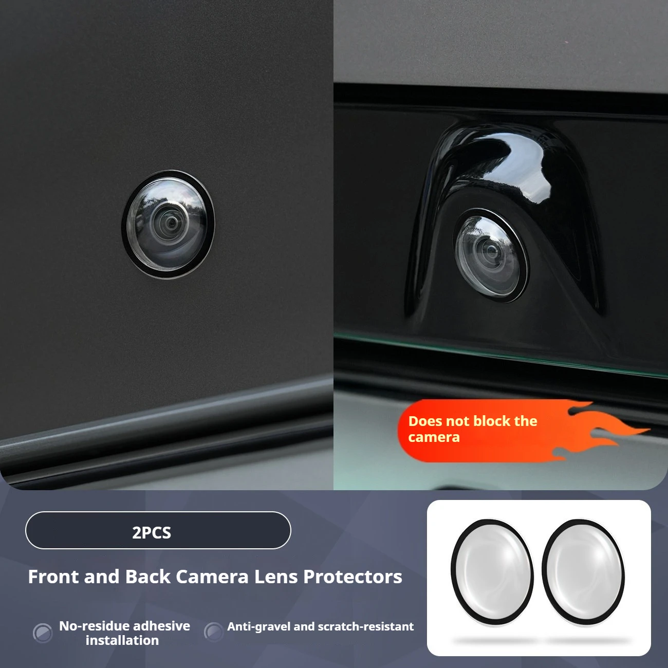 For BYD Sealion 6 Sealion 7 Seal U DM-i EV Car Camera Lens Protective Cover 360 Degree Scratch-resistant Protector Accessories