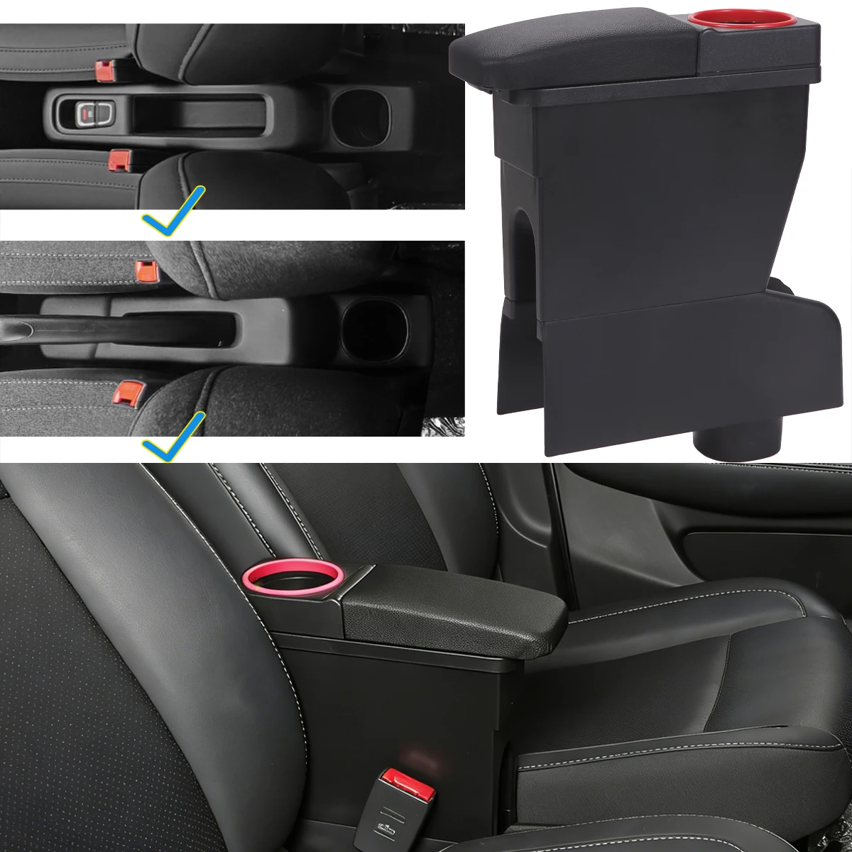 For Leapmotor T03 Armrest Box For Leapmotor T03 Car Armrest 2021-2026 Central Storage Water Cup Holder Car Accessories Parts