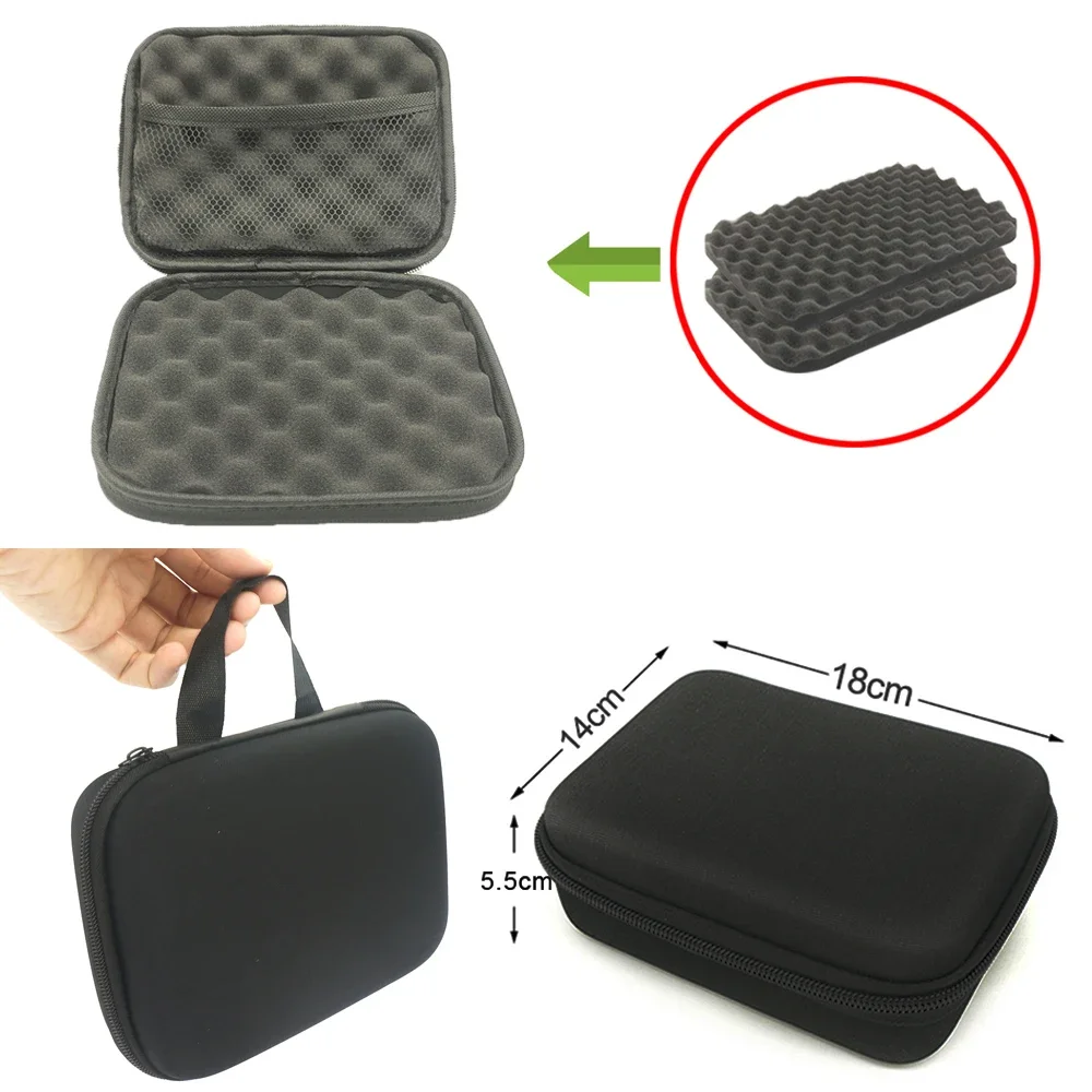 Hard Storage Box DIY Foam Shockproof Customized Travel Bag Zipper Box Case Camera Collection Bag For Outdoor Tool Accessories
