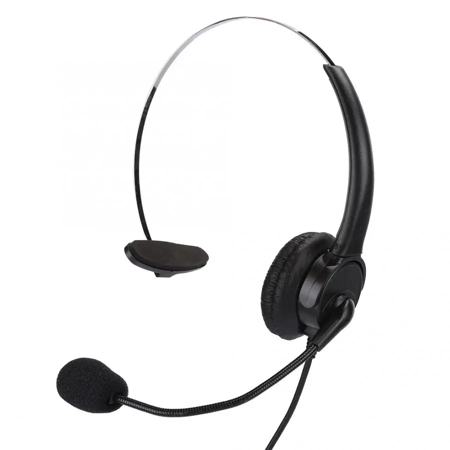 Headset Telephone Monaural Headset Landline Phone Headphone With Microphone For Home Use Auriculares Wired headset For Handle