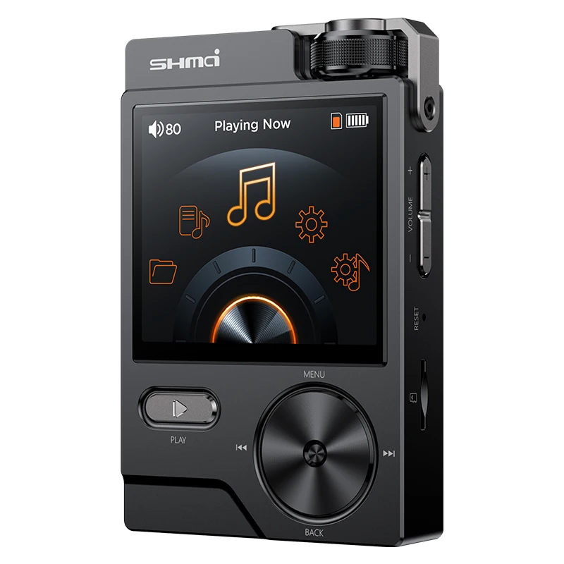 Hi-Fi Music Player MP3 MIPS+DSP Architecture DSD256 Decoding Output  Audiophile Portable Music Player Dual Output Interfaces