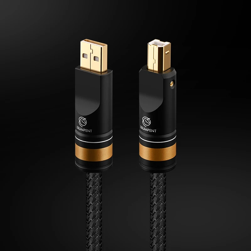 HiFi USB Audio Cable OCC Type A to Type B Cable Type C to Type B for Computer Sound Card Decoder