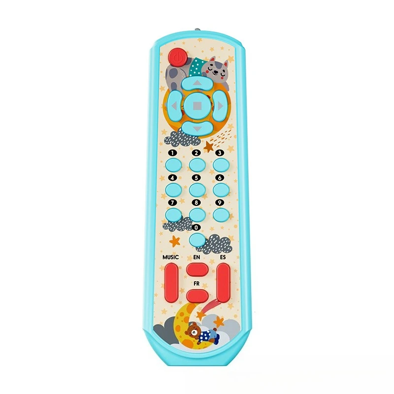 Infant Simulation TV Remote Control Toys with Music and Light Musical Baby Toy Sensory Remote Kids Baby Toys for 1 2 3 Years Old