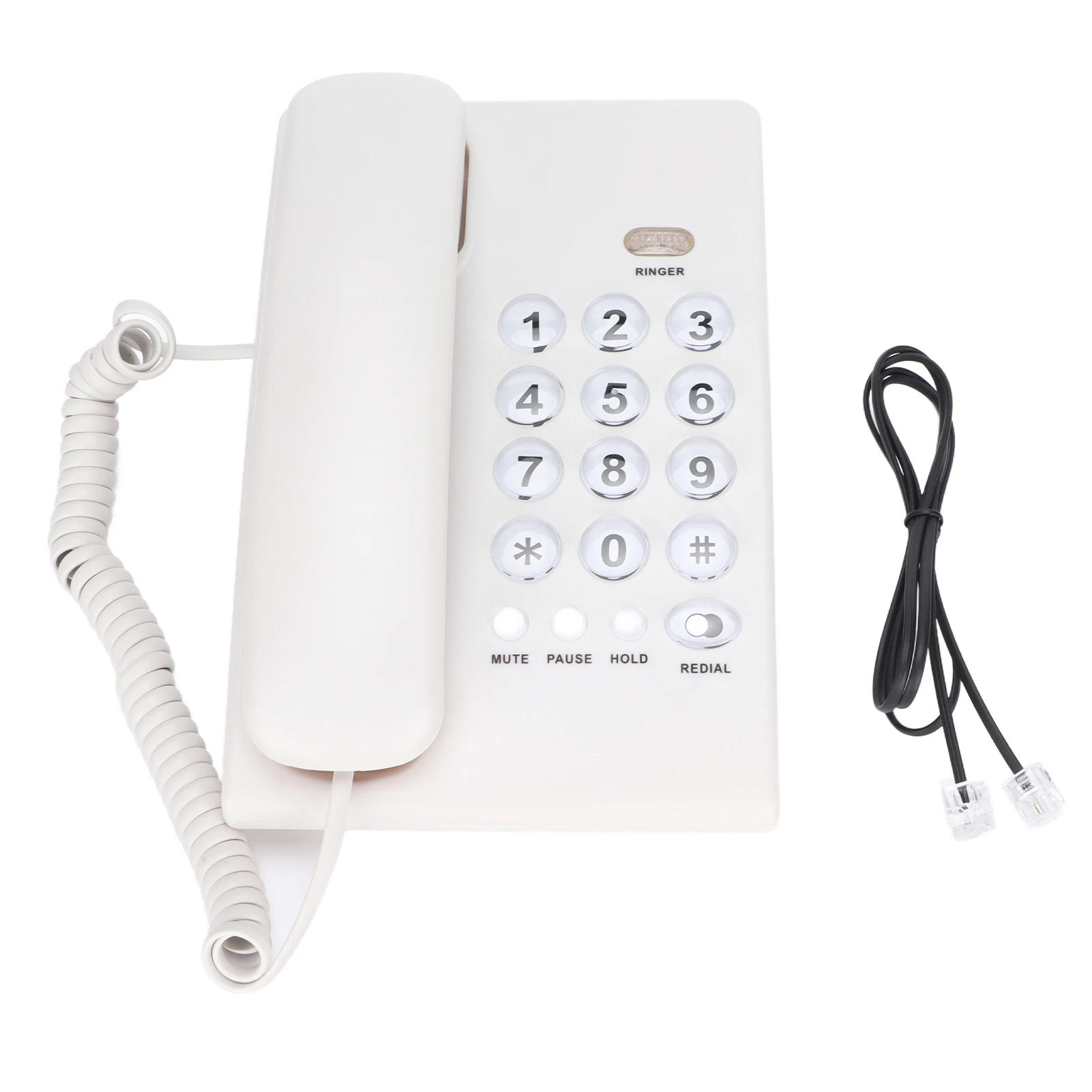 KXT504 Desktop Corded Telephone Multifunctional Large Button Landline Phone for Home  Hotel Large Button Landline Phone