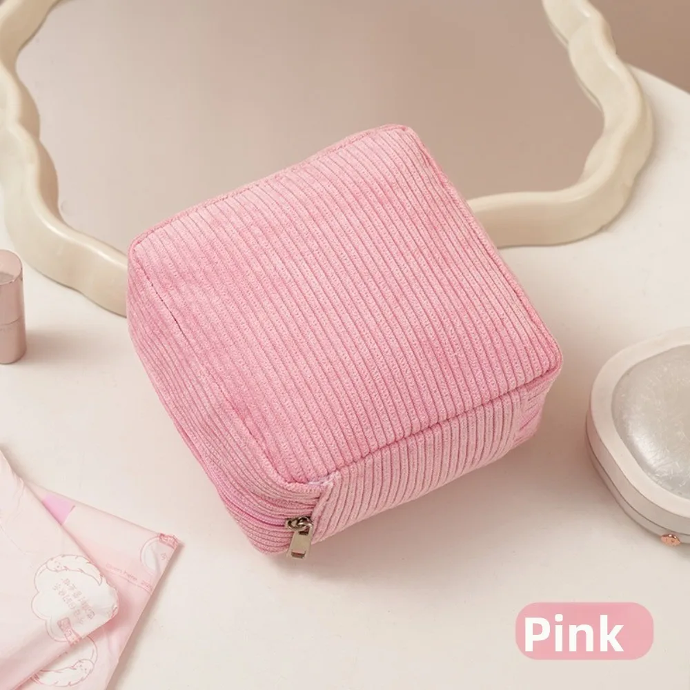 Large Capacity Sanitary Pads Bag Cosmetics Lipstick Storage Bag Cosmetic Bag Multipurpose Mini Data Cables Organizer Travel