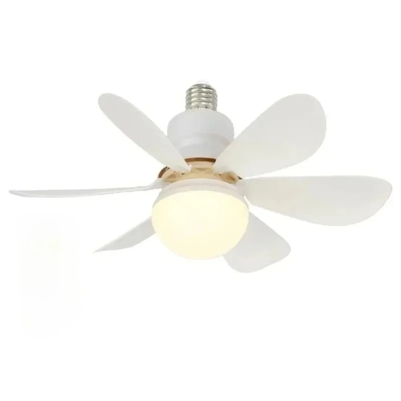 LED 30W Ceiling Fan Light E27 with Remote Control for Dimming Suitable for Living Room Study Household Use 85-265V 선풍기