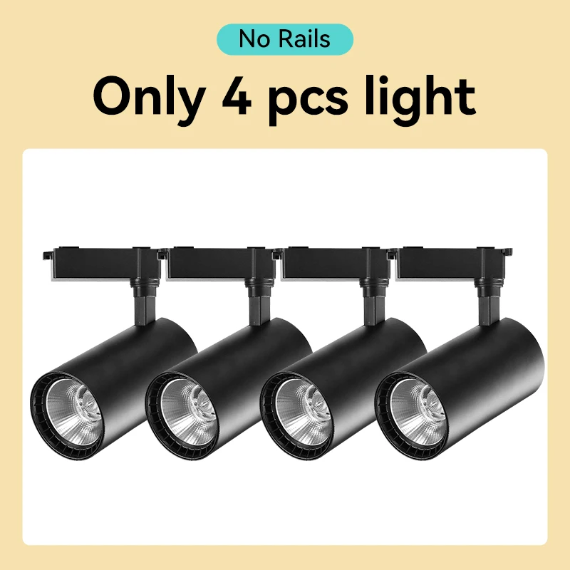 Led Track Light Set Ceiling Lamps Rail Lighting 220V Led Track Lamp Rail Light Spot Light Led Lights for Kitchen Shop Store Home