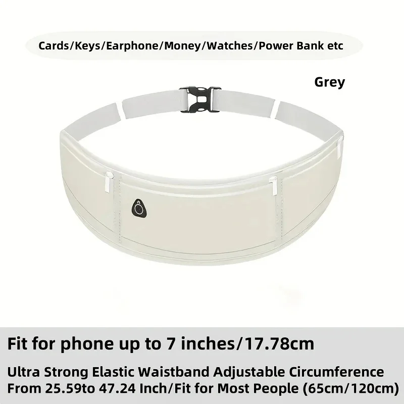 Lightweight Running Waist Bag Casual Belt Cycling Waist Pack Mobile Phone Bag Waterproof Gym Bags Sports Belt Hidden Fitness Bag