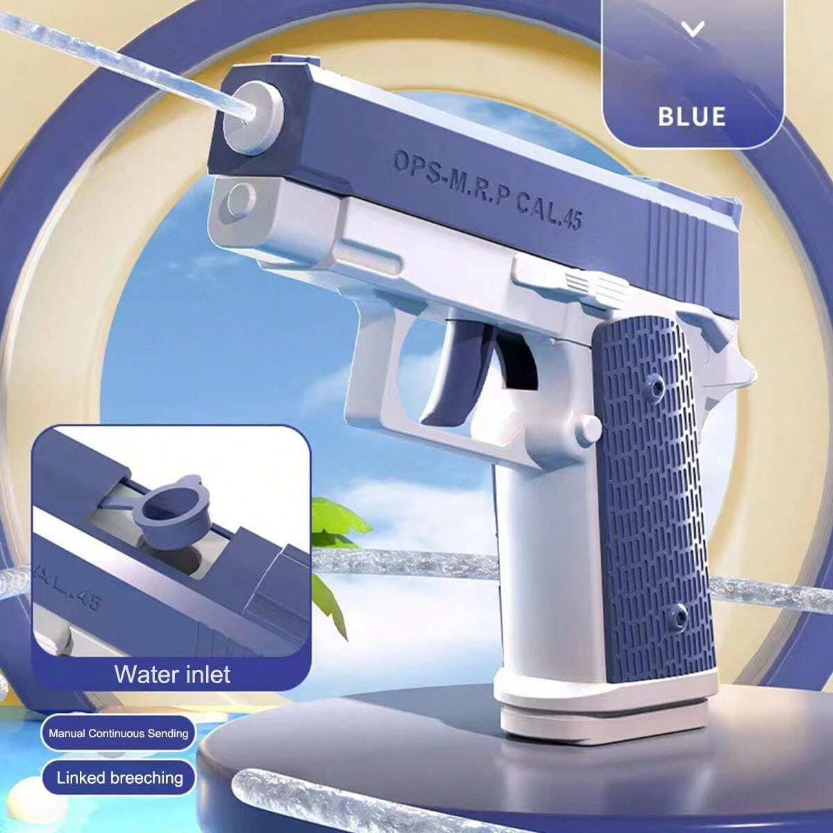 M1911 Water Guns Pistol Toy Squirt Guns, Summer Pool Beach Shooting Games Outdoor Toys, Water Blaster Pistol for Kids Adult