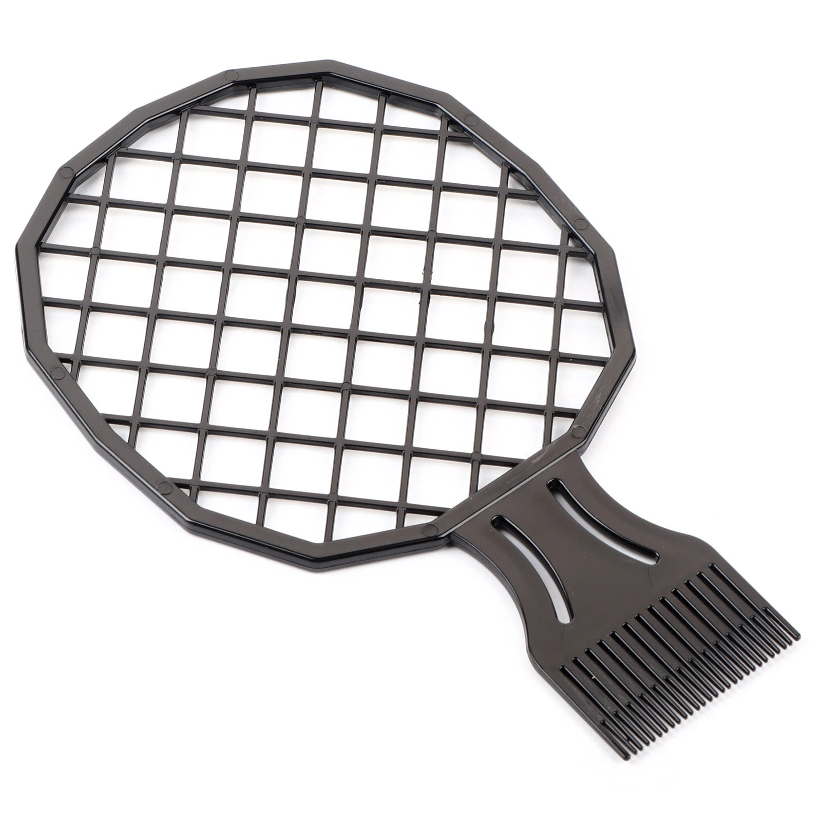 Men Afro Curly Hair Comb Dreadlocks Tin Foil Hot Perm Comb Hairdressing Tool Double Ended Twist Pick Comb Hair Styling Tools