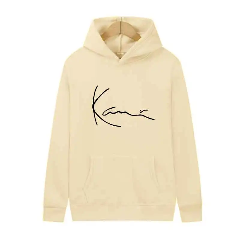 Men Blue White Fashion Trends Hoodie Print Casual Streetwear Sports Jogging Sweatshirt Pullover Spring Autumn Daily Unisex Cloth