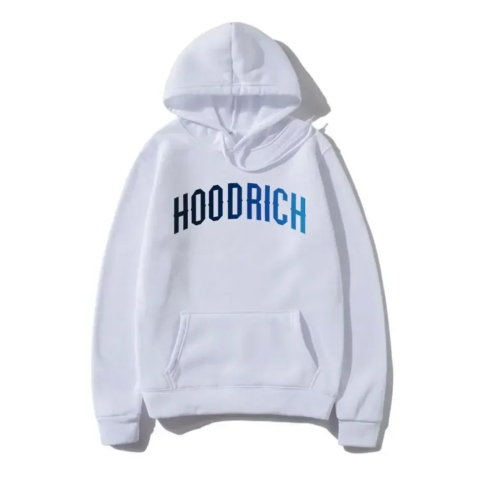 Men's Fashion Trendy Printed Pattern Hoodie Loose Casual Hip Hop Street Style Pullover Sweatshirt Men's Sportswear Outwear
