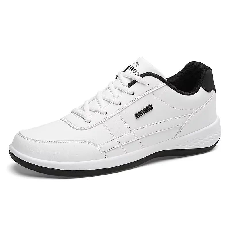 Men's Sneakers Sports Casual Shoes Leather Outdoor Men Walking Shoe Four Seasons Soft Bottom