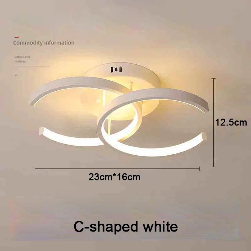 Modern LED Aisle Ceiling Lights Nodic Home Lighting Led Surface Mounted for Bedroom Living Room Corridor Light 3-color lighting