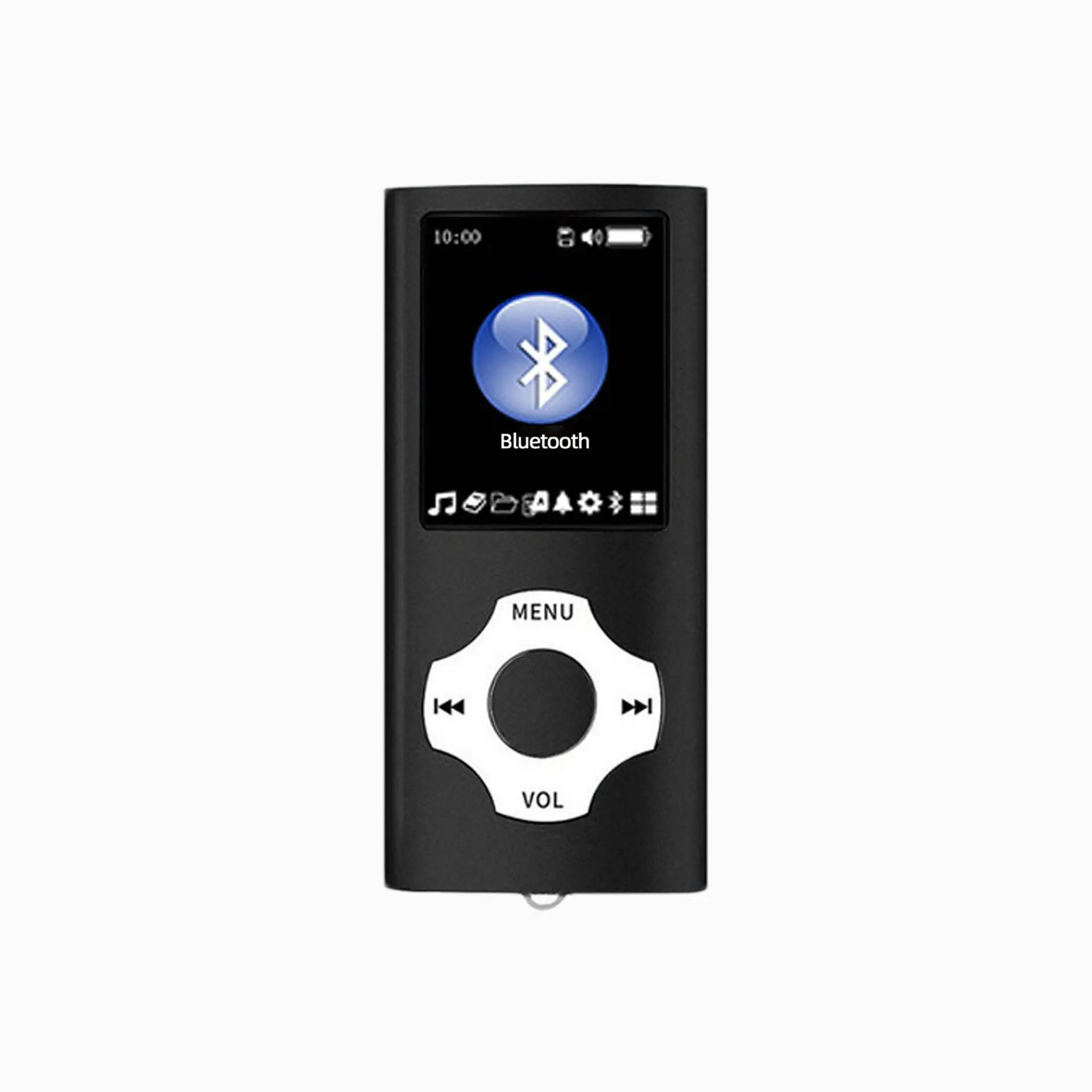 MP3 Music Player 1.8in Screen Audio Player HIFI FM Radio Recording E-Book Multifunction Portable Walkman for Running Walking