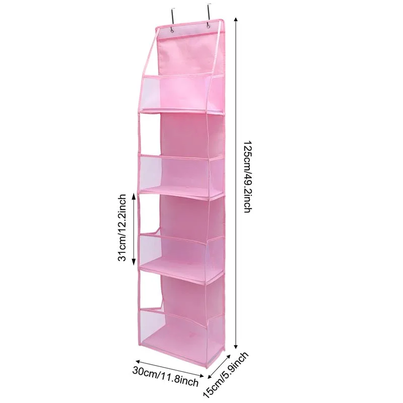 Multi-functional Fabric Hanging Bag for Behind the Door Multi-layer Storage Hanging Bag Miscellaneous Organizer Storage Hanging