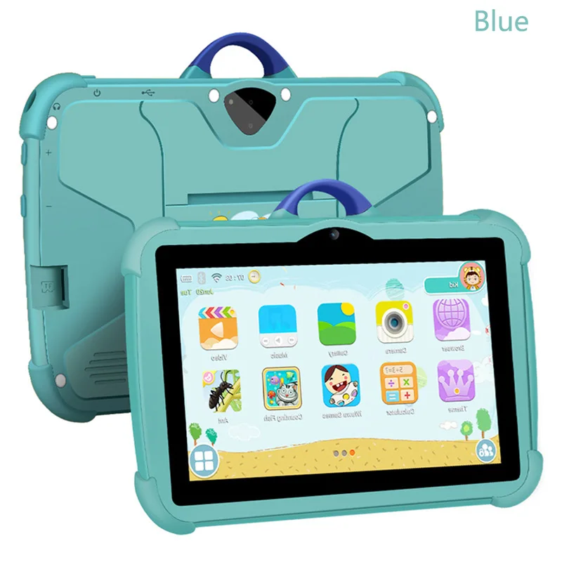 New 7 Inch Android 13 Learning Education Kids Tablets Quad Core 4GB RAM 64GB ROM Cheap Simple Children's Favorite Tablet Pc