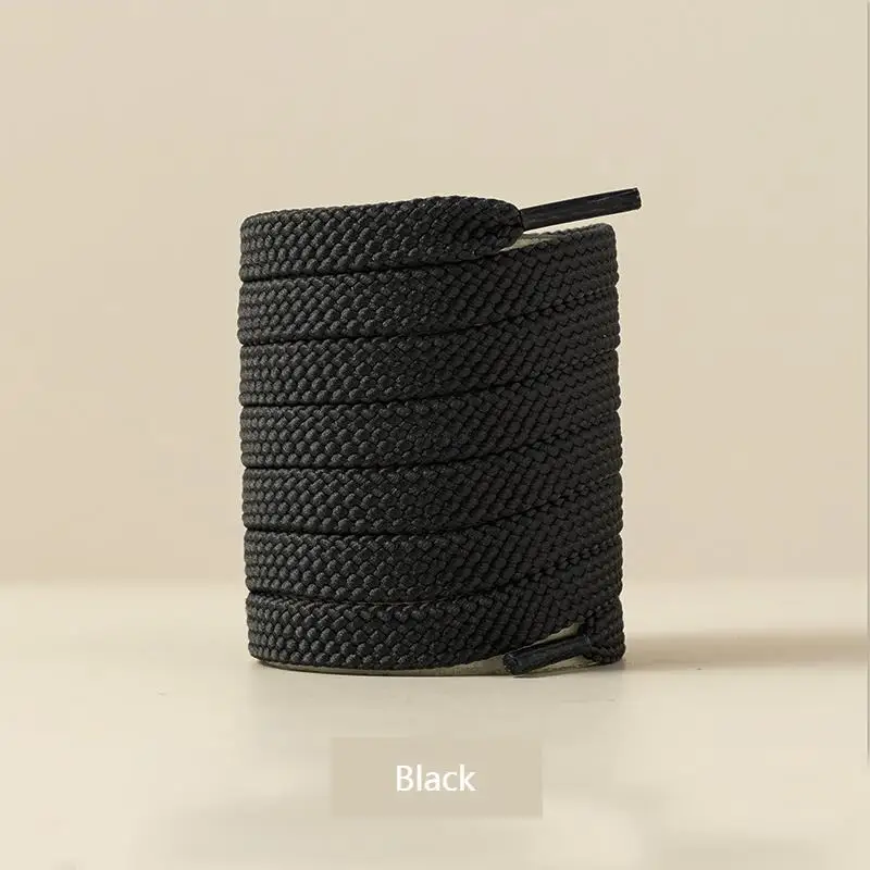New Flat Classic Shoelaces for Sneakers Casual Shoe Laces White Black Sports Shoelace Shoes String Shoe Accessories 1 Pair
