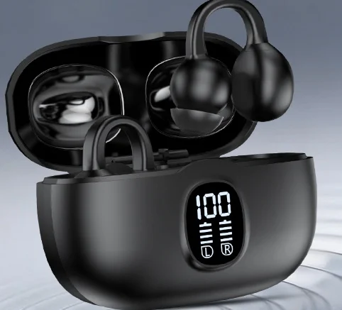 New Original K80 OWS Wireless Headphone Game HD Calling with Microphone High Fidelity Bass Earphones With Digital Display Design