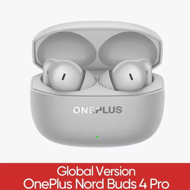 OnePlus Nord Buds 4 Pro TWS Wireless Earphone Global Version Hi-Res Audio 55dB Active Noise Cancellig Bluetooth 6.0