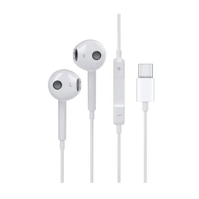 Original Wired Earphones For Apple iPhone 17 16 15 14 13 12 11 Pro Max iPad In-Ear Earbuds For Lightning USB-C 3.5mm headphone