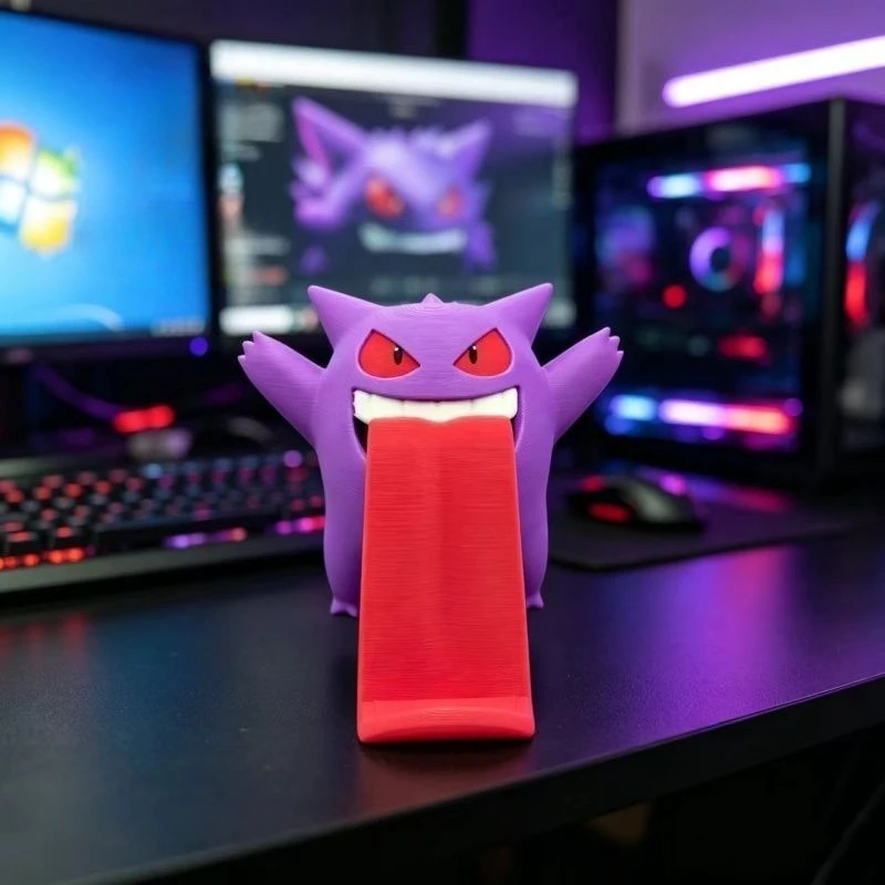 Pokemon Gengar Stand for Phone Holder Game Controller PS5 Switch Anime Cartoon Cool Desktop Display Gaming Accessories Gift