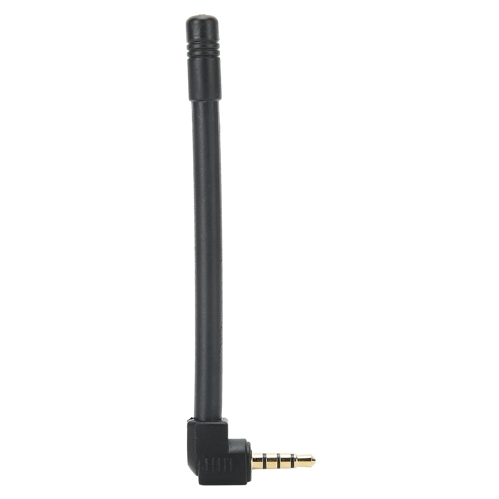 Radio Audio Antenna, FM Radio Antenna, 3.5mm Audio Jack, for Mini Speakers/Radios External Right-Angle Audio Antenna