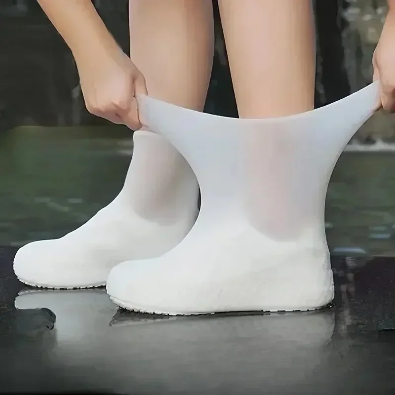 Rain Shoe Covers Waterproof Covers for Shoes Protector Cover Boots Gear Household Merchandises Home Garden