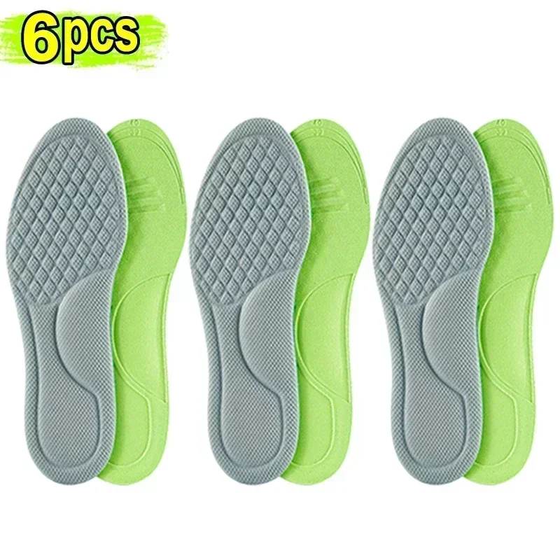 Sport Orthopedic Insoles for Feet Men Women EVA Breathable Shock Absorption Plantar Fasciitis Templates Pads Men Women Sole