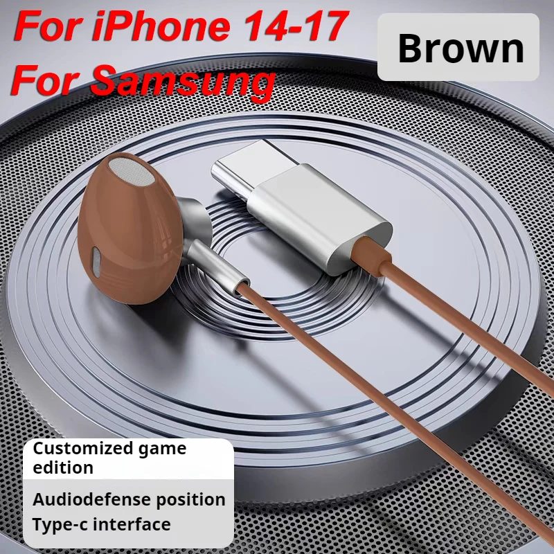 Surround Bass Wired Bluetooth Earphones for Apple Lightning iPhone 11-17 Pro Max Mini XS XR X 7 8 6 Plus Headphones for Samsung