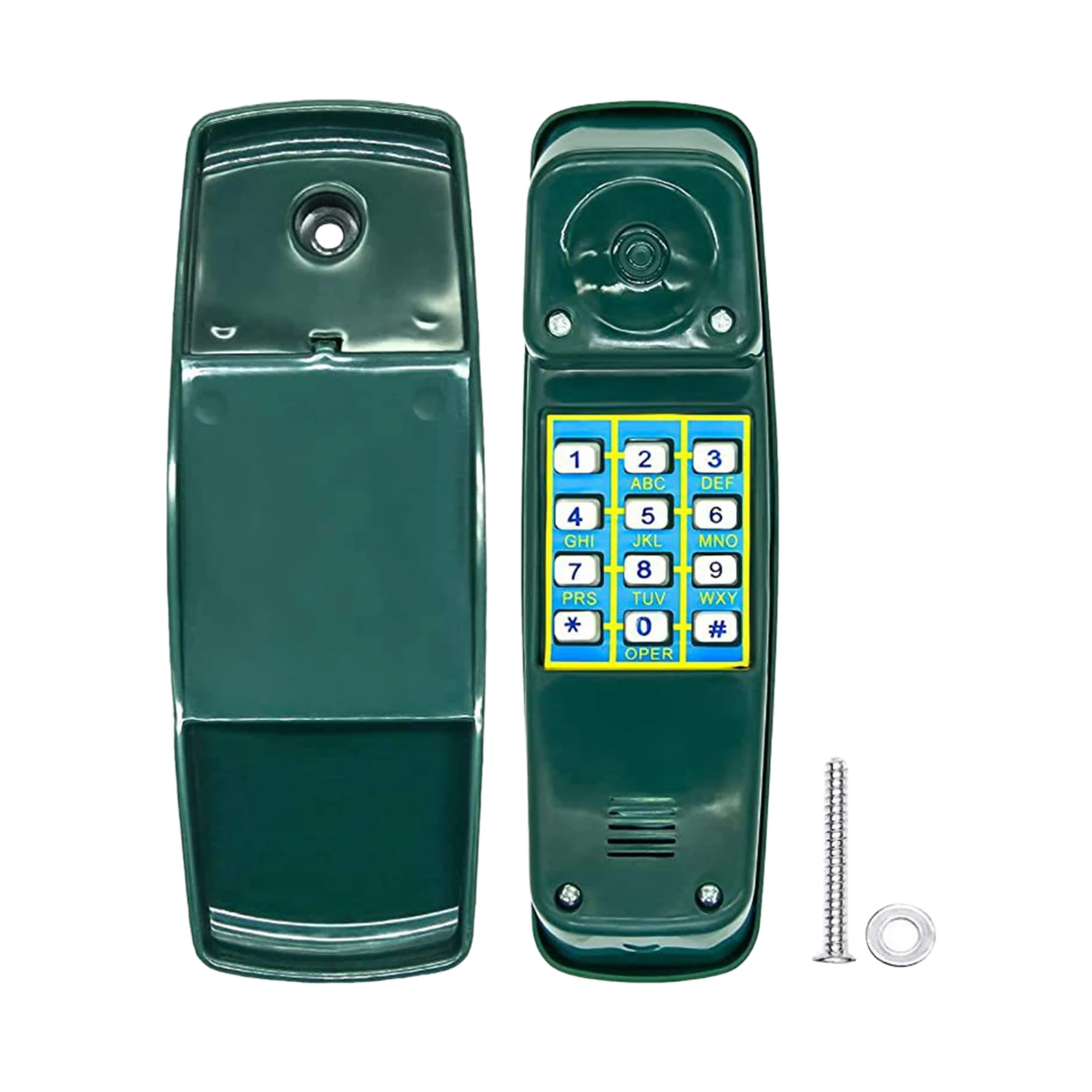 Swing Set Phone Toys Outdoor Equipment Pretend Play Numeric Key Telephone Child No Voices Simulation Telephone for Boys Girls