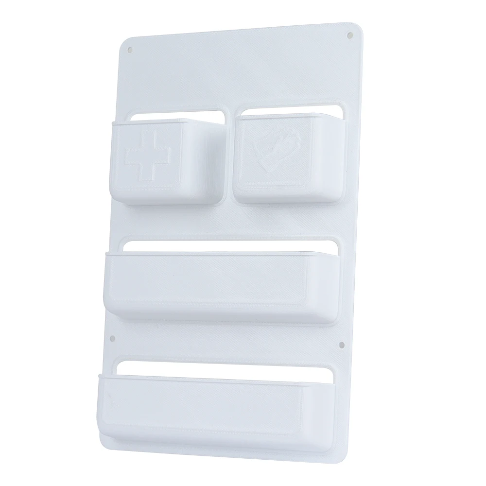 White Motorhome Caravan Toilet Compartment Door Storage Pocket For Kassett Shelf Boxes High Quality RV Storage Accessories
