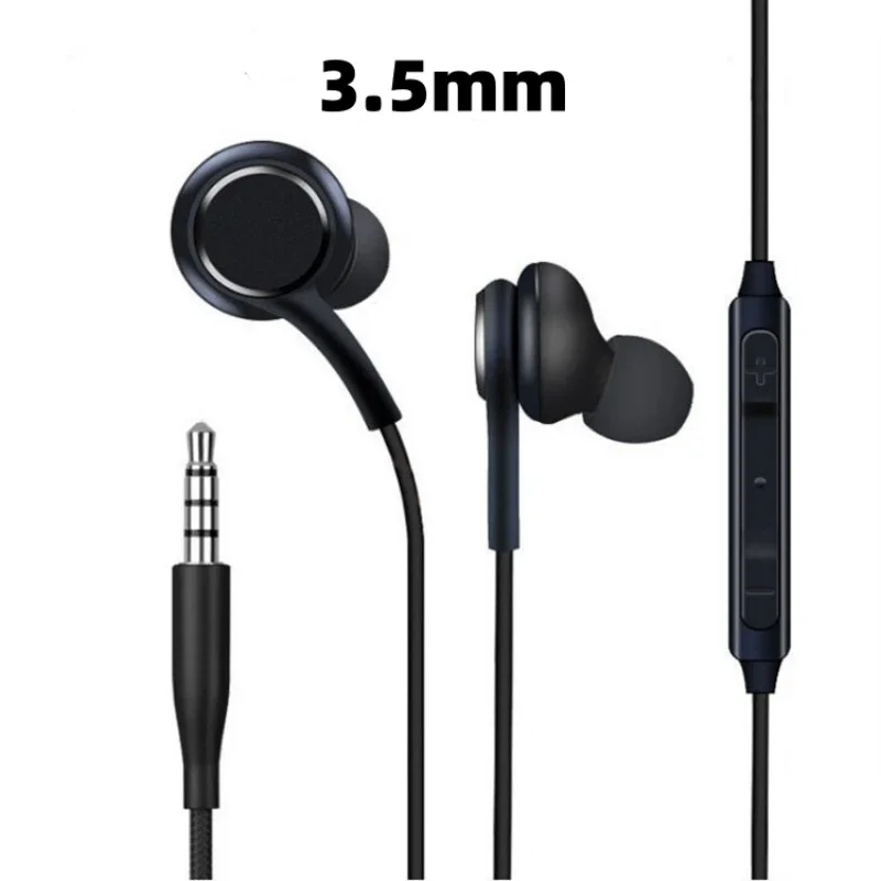 Wired Type‑C Earphones, In‑Ear 3.5mm Earbuds Headphones, Stereo Headset Audio Accessories for Android Smartphones