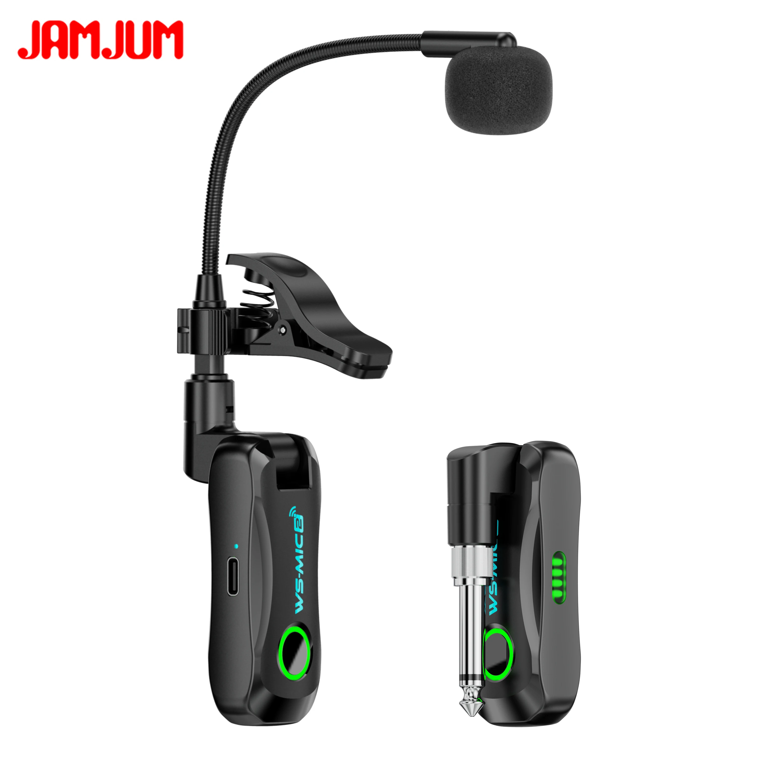 Wireless Acoustic Microphone for Saxophone 6.35-3.5 Audio Jack Great Accessories for Saxophone Players