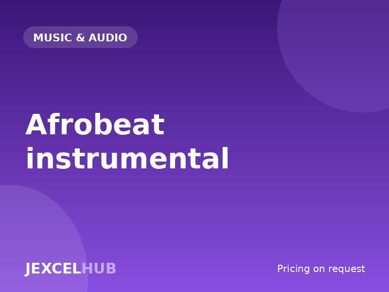 Afrobeat instrumental