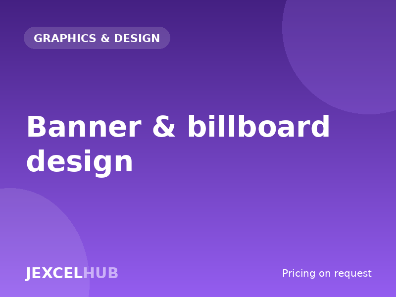 Banner & billboard design