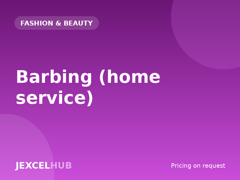 Barbing (home service)