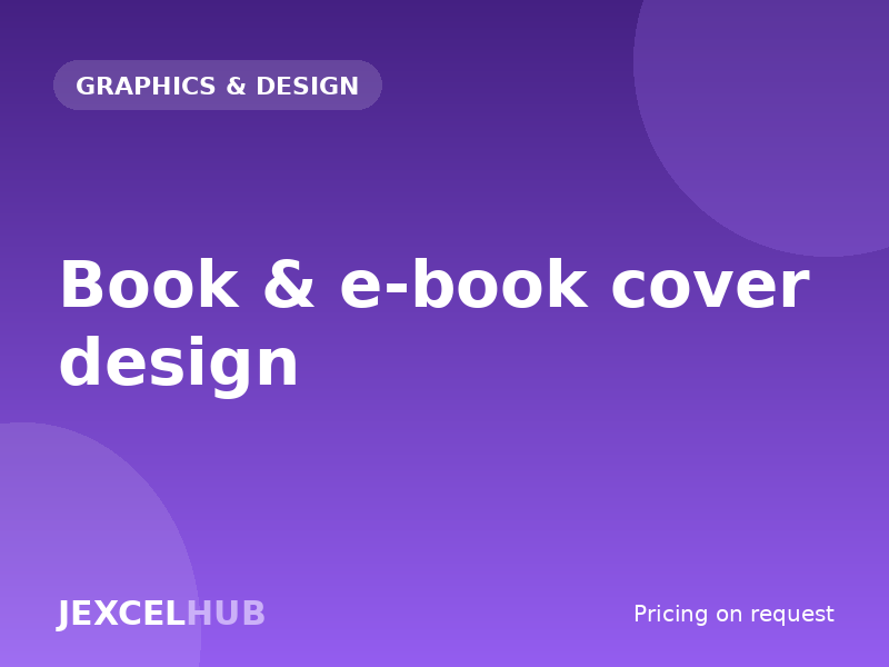 Book & e-book cover design