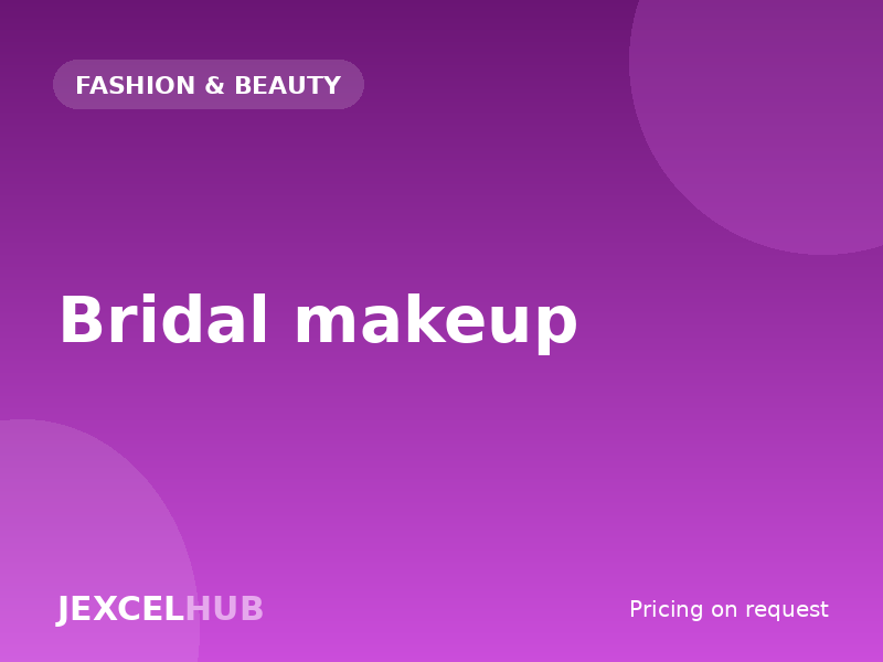 Bridal makeup