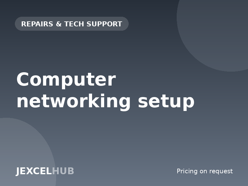 Computer networking setup