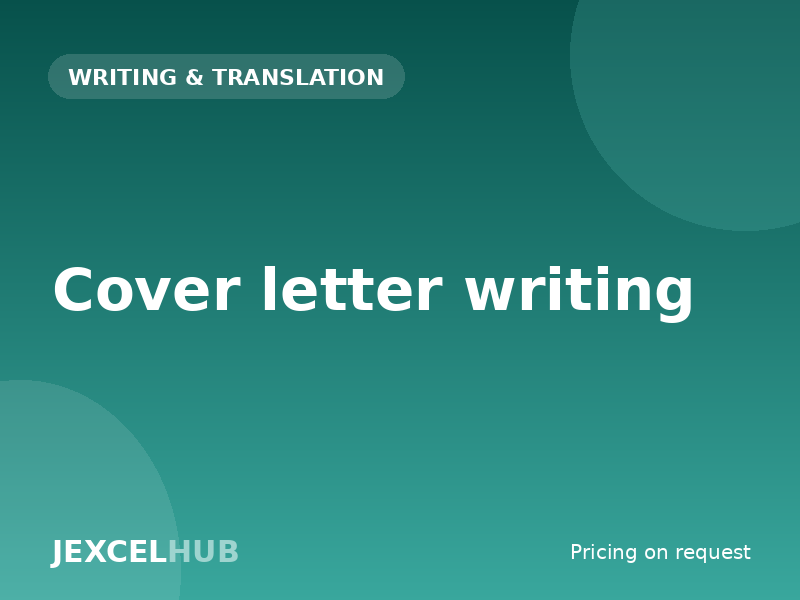 Cover letter writing