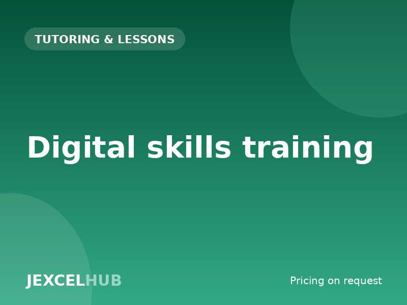 Digital skills training