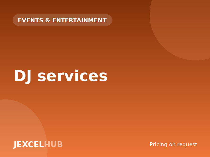 DJ services