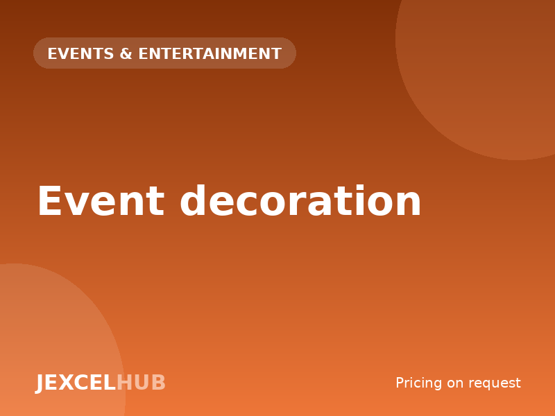 Event decoration