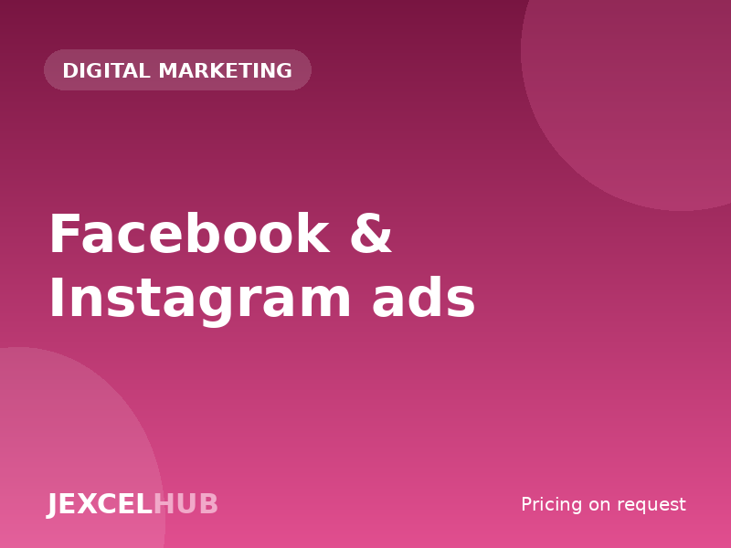 Facebook & Instagram ads