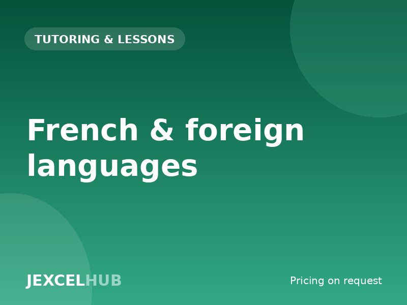 French & foreign languages